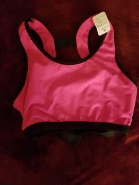 Bad Kitty Pink Sports Bra Size M/L